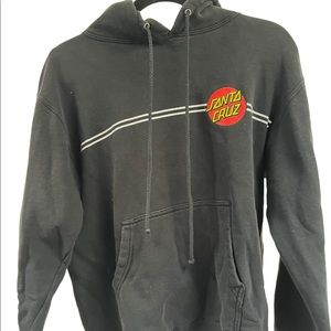 Santa Cruz Black Hoodie